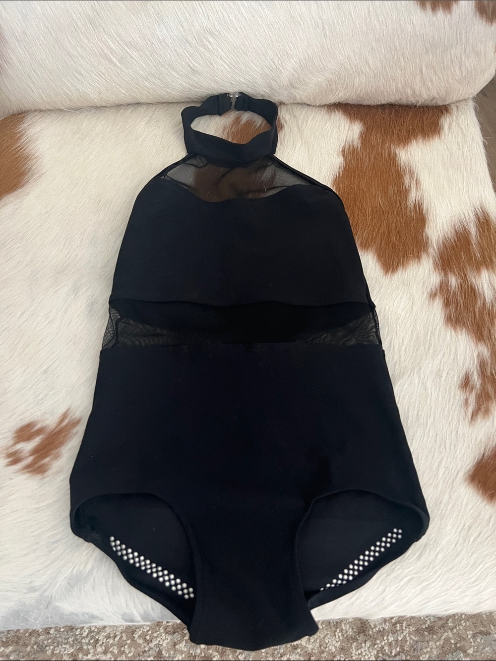 Black Bluewater dancewear leotard.